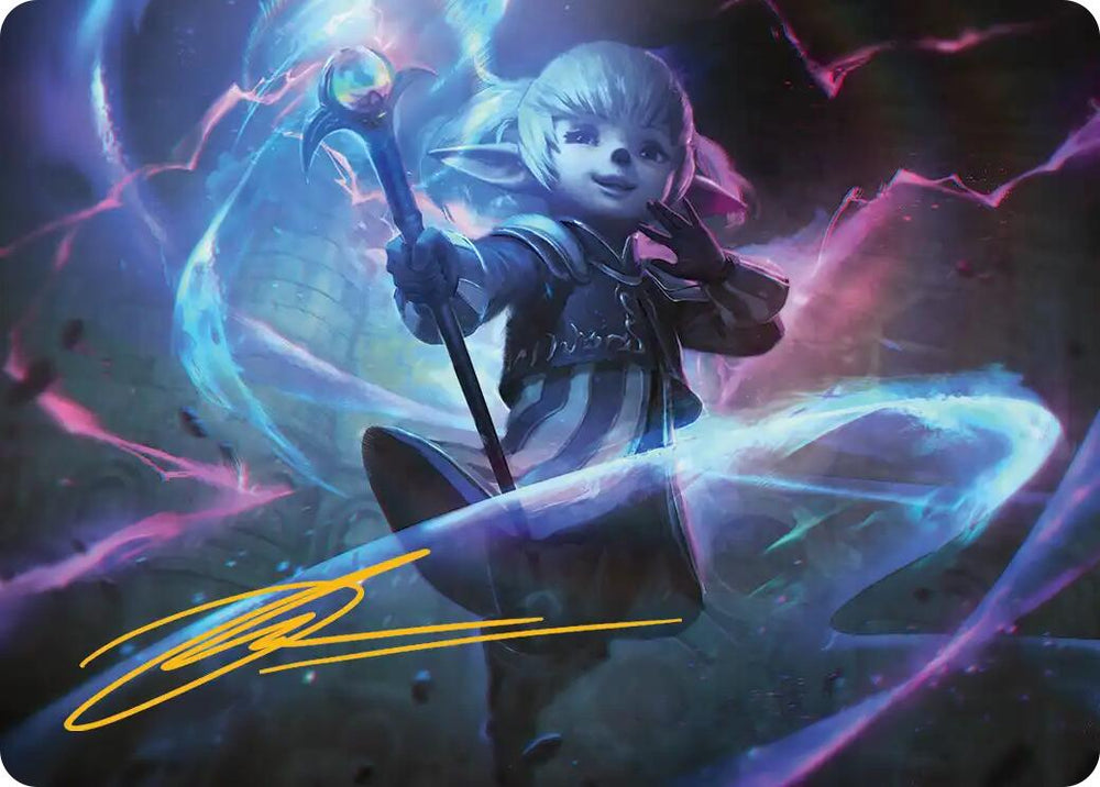 Shantotto, Tactician Magician Art Card (Gold-Stamped Signature) [FINAL FANTASY Art Series] Magic: The Gathering