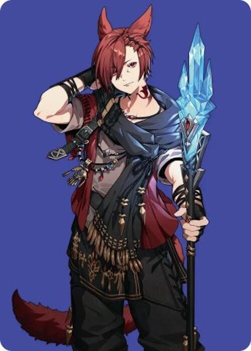 G'raha Tia, Scion Reborn Art Card (51) [FINAL FANTASY Art Series] Magic: The Gathering