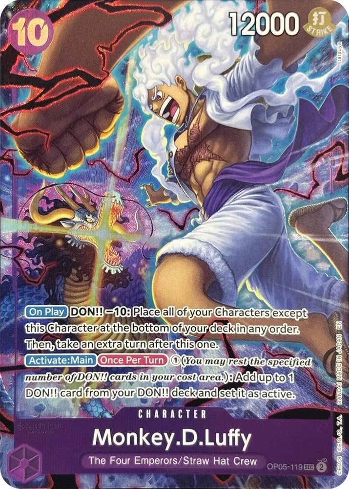 Monkey.D.Luffy (English Version 2nd Anniversary Set) [One Piece Promotion Cards] Bandai