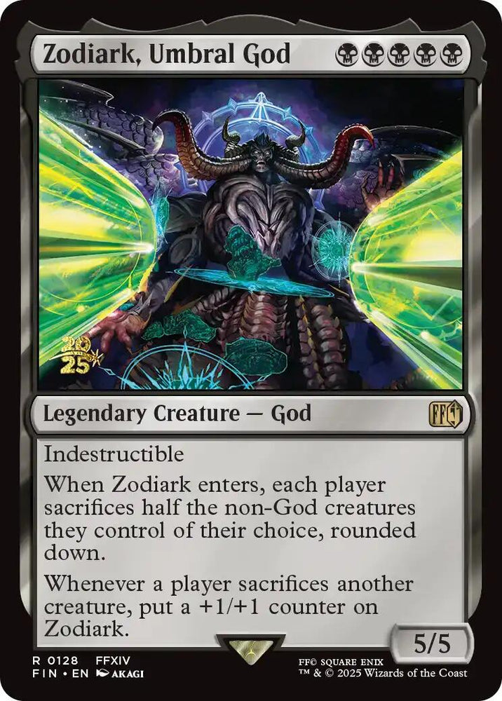 Zodiark, Umbral God [FINAL FANTASY Prerelease Promo] Magic: The Gathering