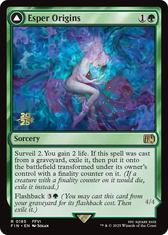 Esper Origins // Summon: Esper Maduin [FINAL FANTASY Prerelease Promo] Magic: The Gathering