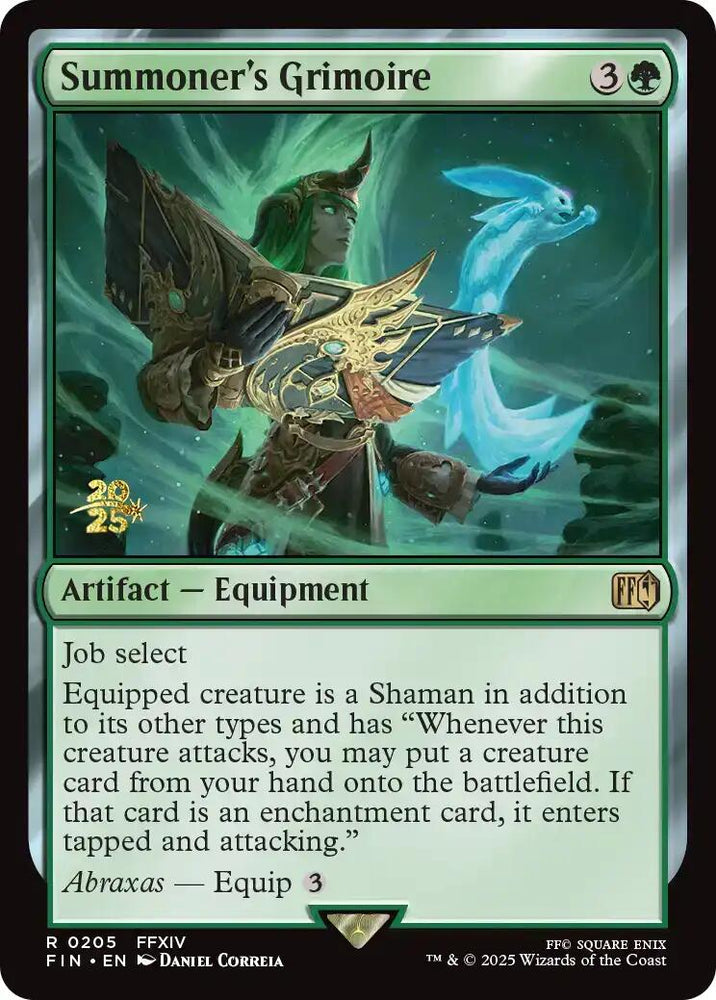 Summoner's Grimoire [FINAL FANTASY Prerelease Promo] Magic: The Gathering