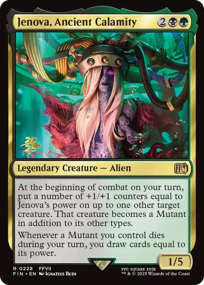 Jenova, Ancient Calamity [FINAL FANTASY Prerelease Promo] Magic: The Gathering
