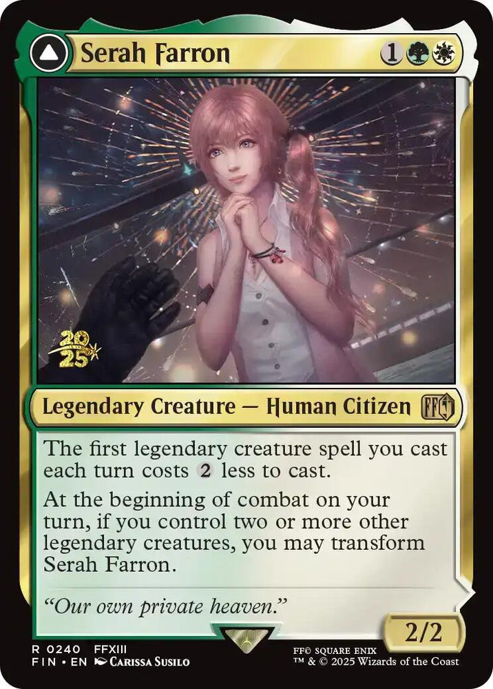 Serah Farron [FINAL FANTASY Prerelease Promo] Magic: The Gathering