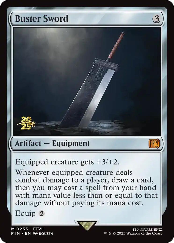 Buster Sword [FINAL FANTASY Prerelease Promo] Magic: The Gathering