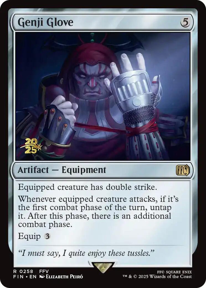 Genji Glove [FINAL FANTASY Prerelease Promo] Magic: The Gathering