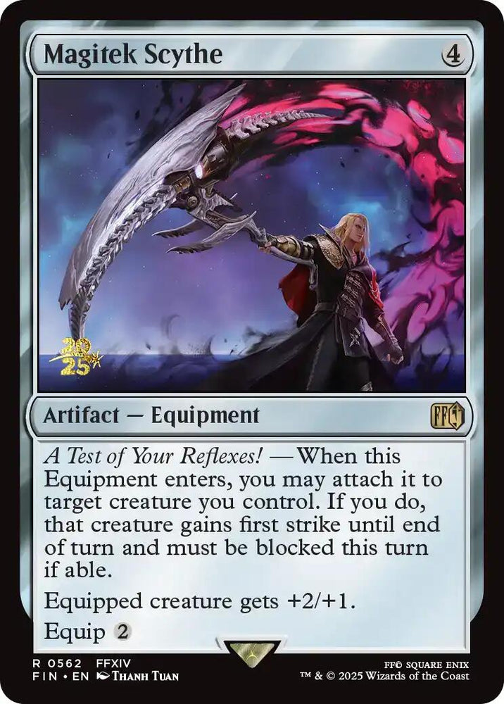 Magitek Scythe [FINAL FANTASY Prerelease Promo] Magic: The Gathering