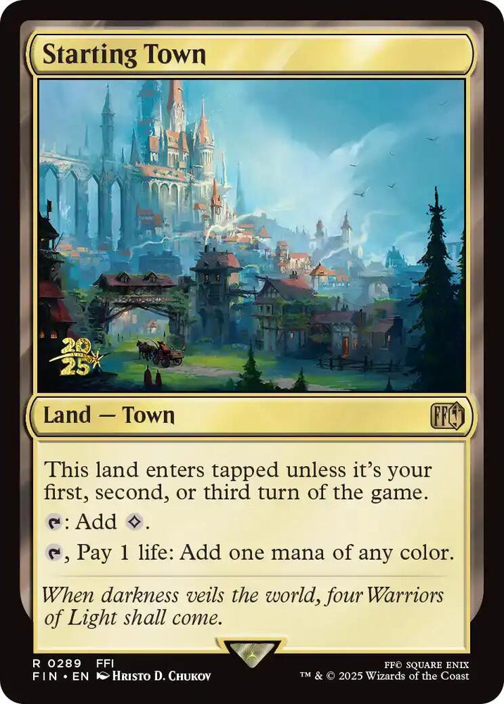 Starting Town [FINAL FANTASY Prerelease Promo] Magic: The Gathering