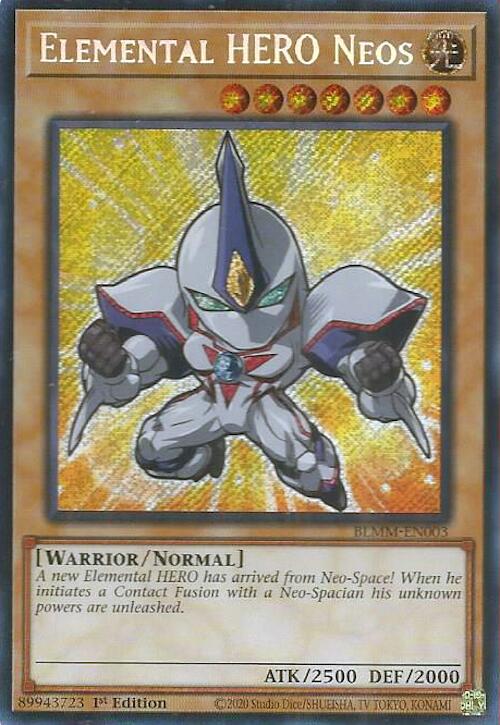 Elemental HERO Neos [BLMM-EN003] Secret Rare Yu-Gi-Oh!