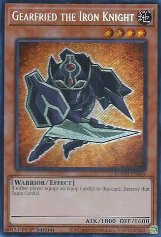 Gearfried the Iron Knight [BLMM-EN004] Secret Rare Yu-Gi-Oh!