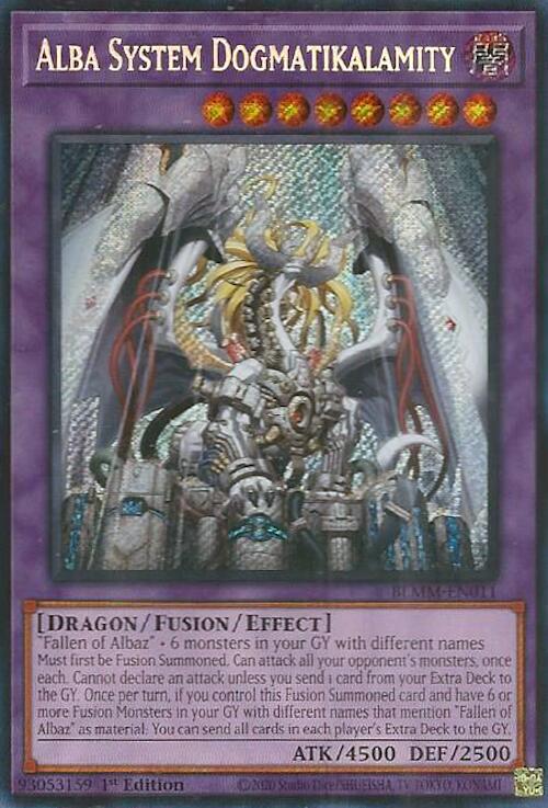 Alba System Dogmatikalamity [BLMM-EN011] Secret Rare Yu-Gi-Oh!