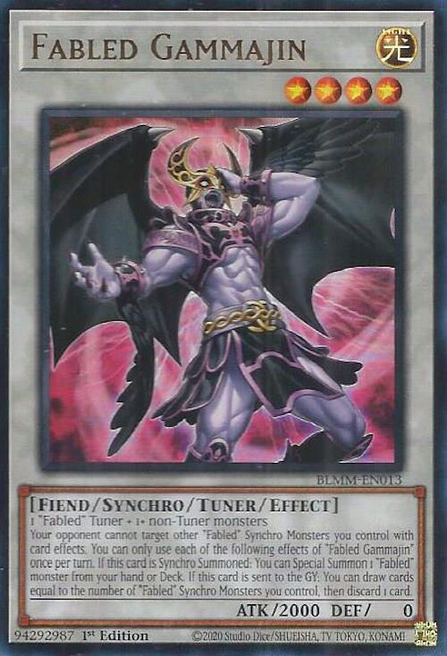 Fabled Gammajin [BLMM-EN013] Ultra Rare Yu-Gi-Oh!