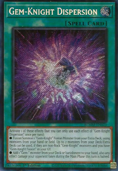 Gem-Knight Dispersion [BLMM-EN023] Secret Rare Yu-Gi-Oh!