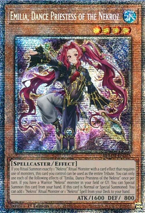 Emilia, Dance Priestess of the Nekroz (Starlight Rare) [BLMM-EN025] Starlight Rare Yu-Gi-Oh!