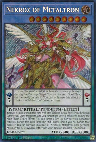 Nekroz of Metaltron [BLMM-EN026] Secret Rare Yu-Gi-Oh!