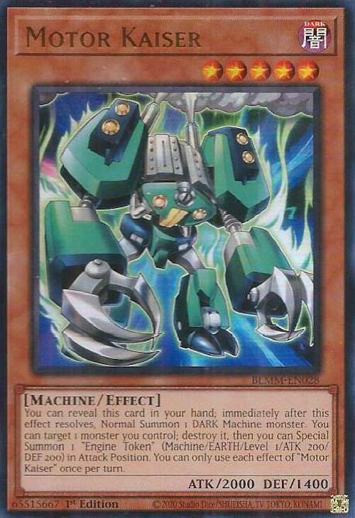 Motor Kaiser [BLMM-EN028] Ultra Rare Yu-Gi-Oh!