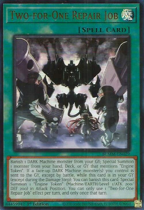 Two-for-One Repair Job [BLMM-EN029] Ultra Rare Yu-Gi-Oh!