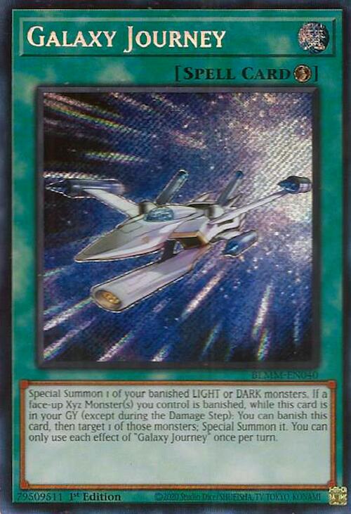 Galaxy Journey [BLMM-EN040] Secret Rare Yu-Gi-Oh!