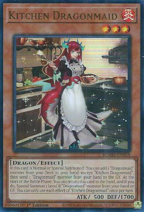 Kitchen Dragonmaid [BLMM-EN058] Ultra Rare Yu-Gi-Oh!