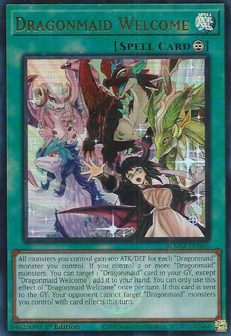 Dragonmaid Welcome [BLMM-EN066] Ultra Rare Yu-Gi-Oh!