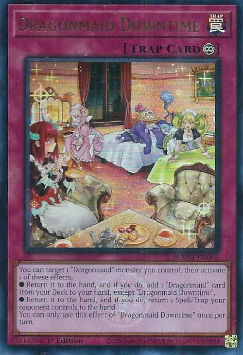 Dragonmaid Downtime [BLMM-EN068] Ultra Rare Yu-Gi-Oh!