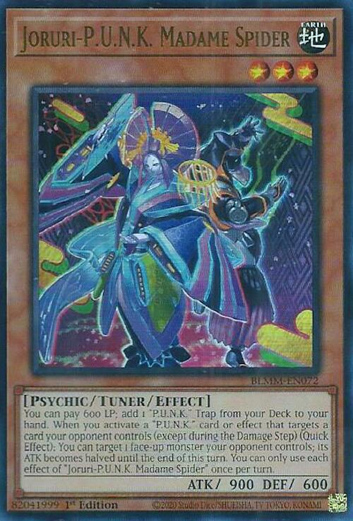Joruri-P.U.N.K. Madame Spider [BLMM-EN072] Ultra Rare Yu-Gi-Oh!