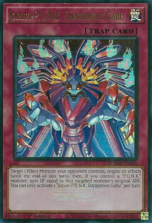 Joruri-P.U.N.K. Dangerous Gabu [BLMM-EN081] Ultra Rare Yu-Gi-Oh!