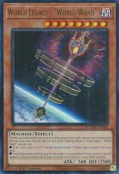 World Legacy - "World Wand" [BLMM-EN086] Ultra Rare Yu-Gi-Oh!