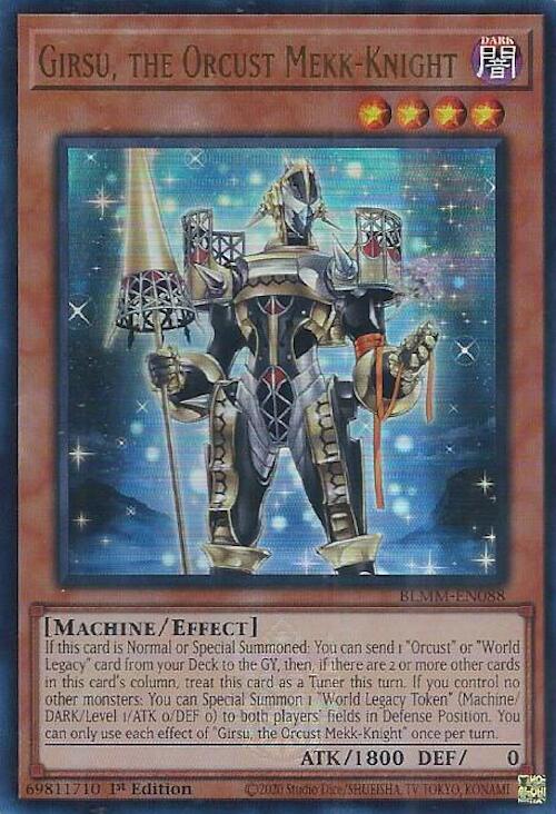 Girsu, the Orcust Mekk-Knight [BLMM-EN088] Ultra Rare Yu-Gi-Oh!