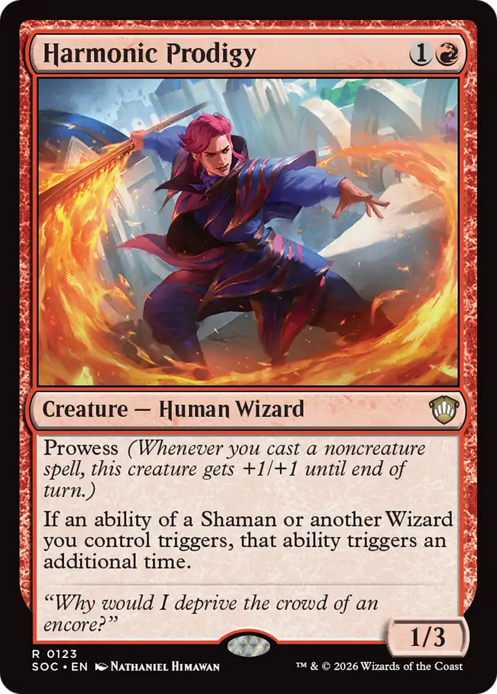Harmonic Prodigy [Secrets of Strixhaven Commander] Magic: The Gathering