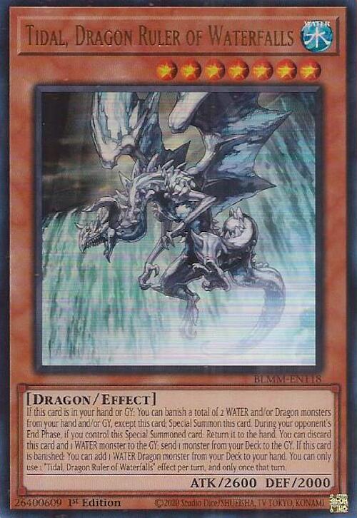 Tidal, Dragon Ruler of Waterfalls [BLMM-EN118] Ultra Rare Yu-Gi-Oh!