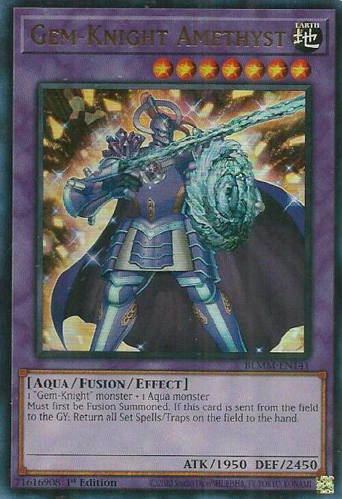 Gem-Knight Amethyst [BLMM-EN141] Ultra Rare Yu-Gi-Oh!