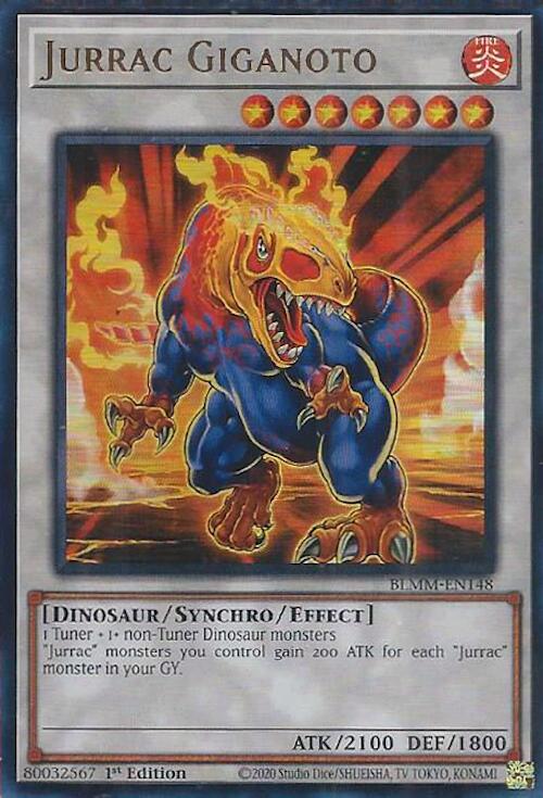 Jurrac Giganoto [BLMM-EN148] Ultra Rare Yu-Gi-Oh!