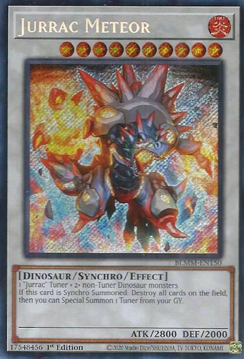 Jurrac Meteor [BLMM-EN150] Secret Rare Yu-Gi-Oh!