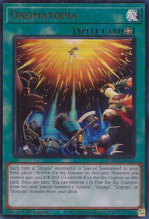 Onomatopia [BLMM-EN163] Ultra Rare Yu-Gi-Oh!