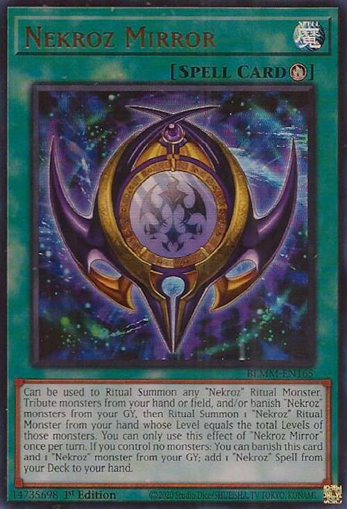 Nekroz Mirror [BLMM-EN165] Ultra Rare Yu-Gi-Oh!