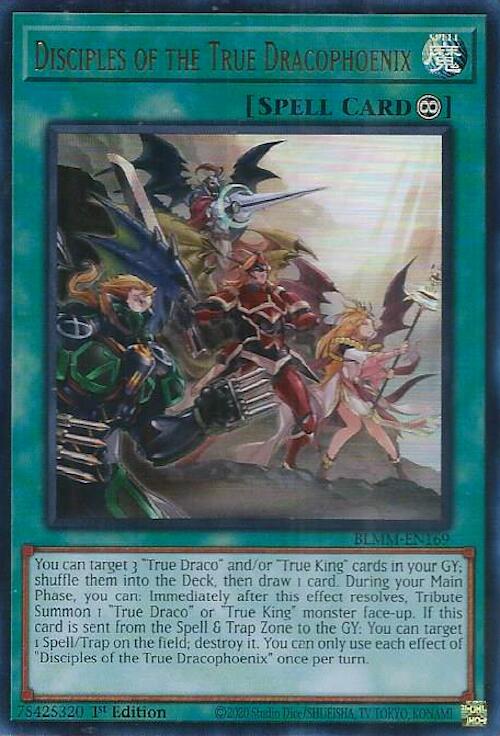 Disciples of the True Dracophoenix [BLMM-EN169] Ultra Rare Yu-Gi-Oh!