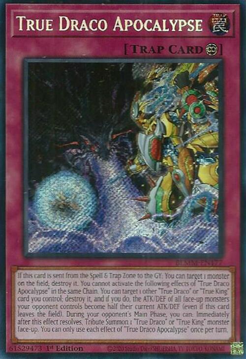 True Draco Apocalypse [BLMM-EN177] Secret Rare Yu-Gi-Oh!