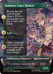 Esper Origins // Summon: Esper Maduin (Borderless) [FINAL FANTASY] Magic: The Gathering