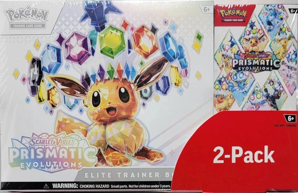 Costco Pokemon 2-Pack: Prismatic Evolutions Trainer Box and Booster Bundle Pokémon