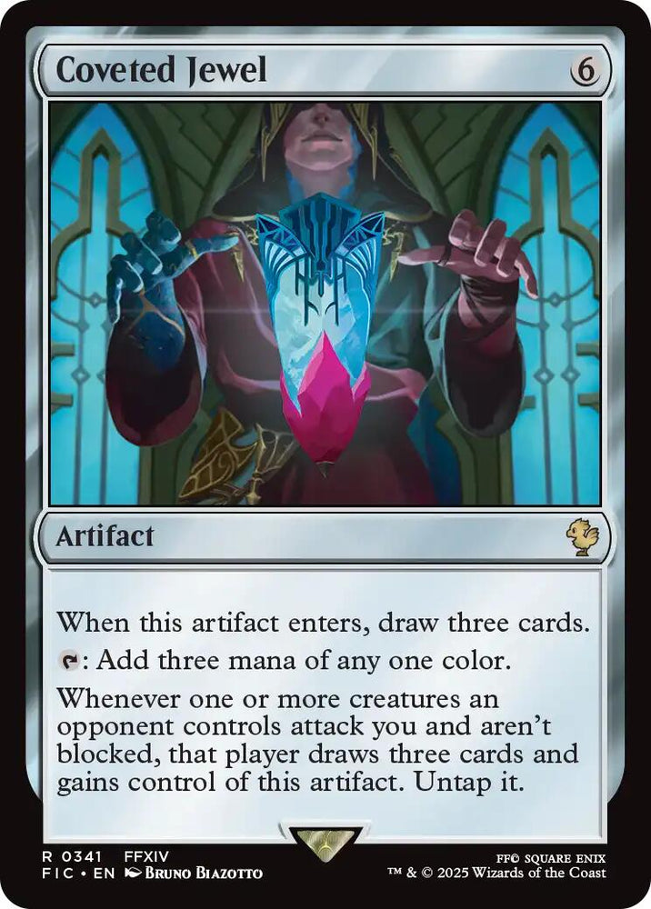 Coveted Jewel (Surge Foil) [FINAL FANTASY Commander] Magic: The Gathering