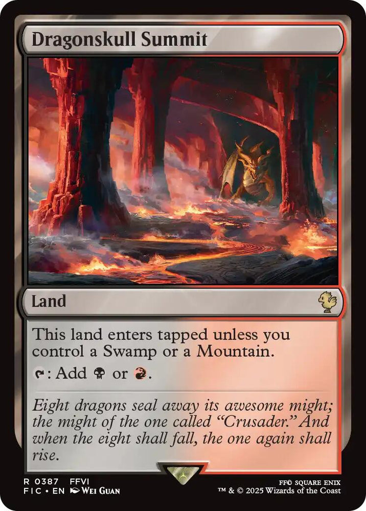 Dragonskull Summit (Surge Foil) [FINAL FANTASY Commander] Magic: The Gathering