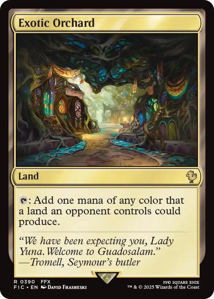 Exotic Orchard (Surge Foil) [FINAL FANTASY Commander] Magic: The Gathering