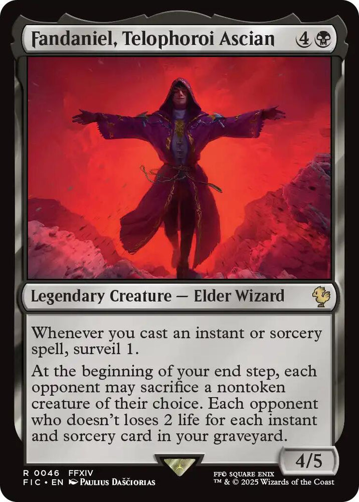 Fandaniel, Telophoroi Ascian (Surge Foil) [FINAL FANTASY Commander] Magic: The Gathering