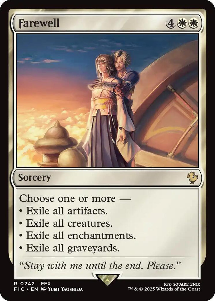 Farewell (Surge Foil) [FINAL FANTASY Commander] Magic: The Gathering