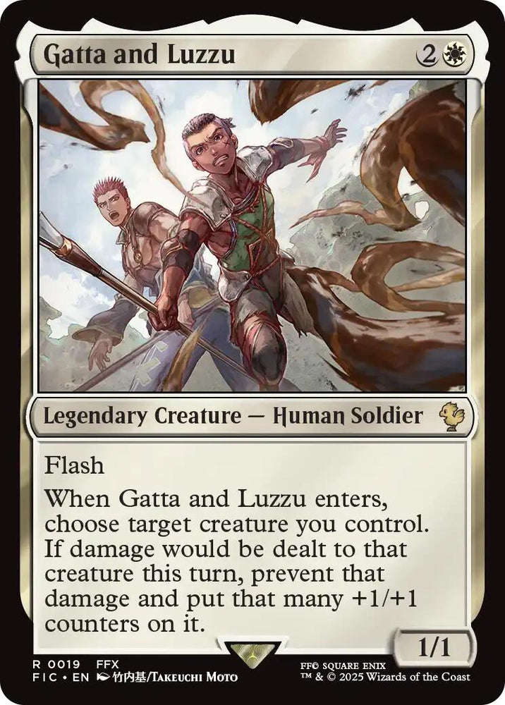Gatta and Luzzu (Surge Foil) [FINAL FANTASY Commander] Magic: The Gathering