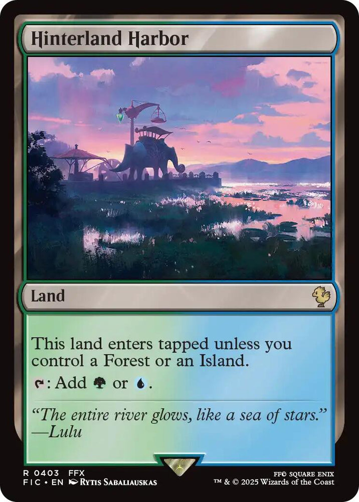 Hinterland Harbor (Surge Foil) [FINAL FANTASY Commander] Magic: The Gathering