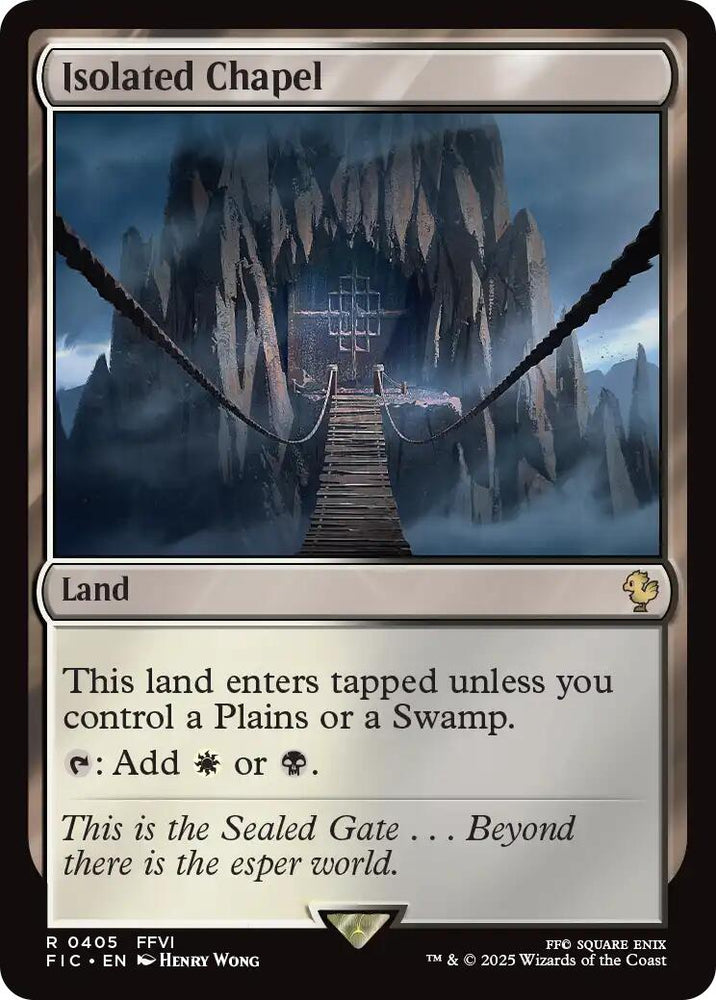 Isolated Chapel (Surge Foil) [FINAL FANTASY Commander] Magic: The Gathering