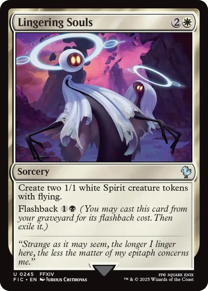 Lingering Souls (Surge Foil) [FINAL FANTASY Commander] Magic: The Gathering