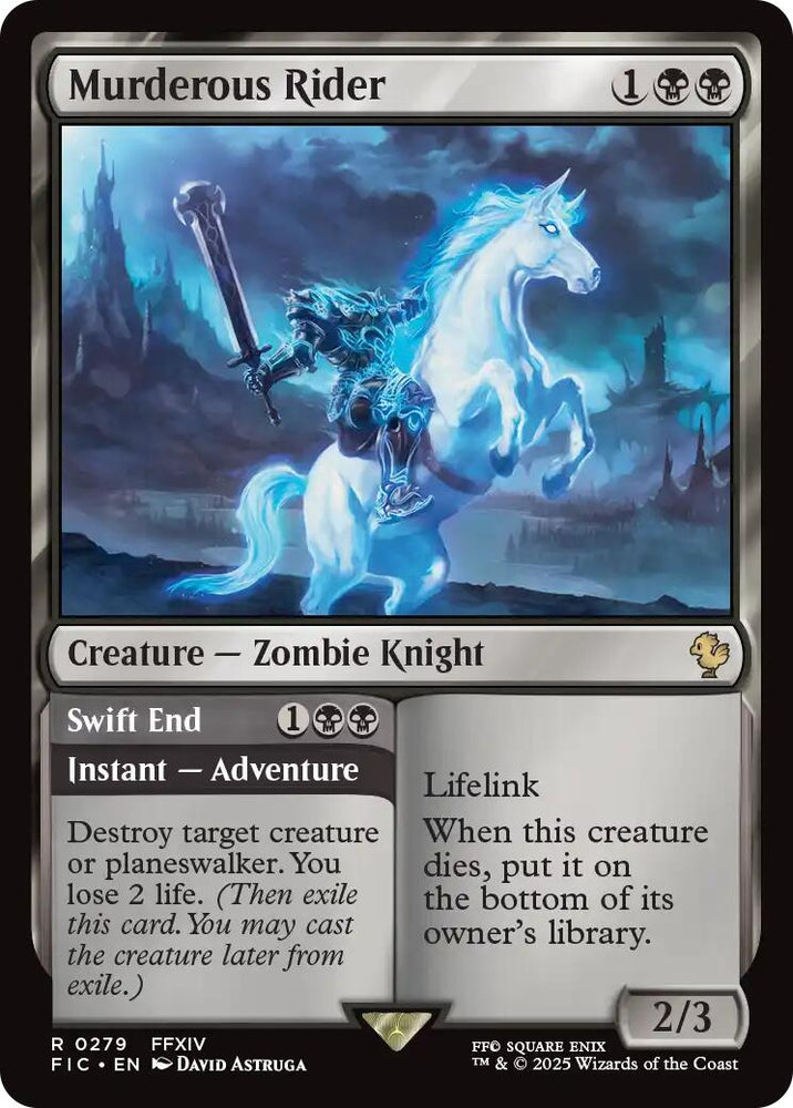 Murderous Rider (Surge Foil) [FINAL FANTASY Commander] Magic: The Gathering